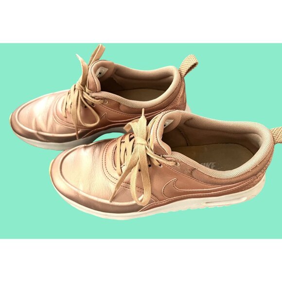 Nike Air Max Thea Premium Metallic Bronze Sneakers size 6.5 - Picture 4 of 8